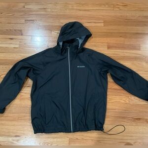 Columbia Men's Dark Gray Raincoat